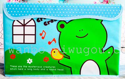Box with printed card storage box chest Toy storage box with lid fold Box with printed card storage box chest Toy storage box with lid fold