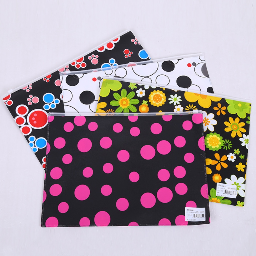 Factory custom office folder PP file bag plastic folder