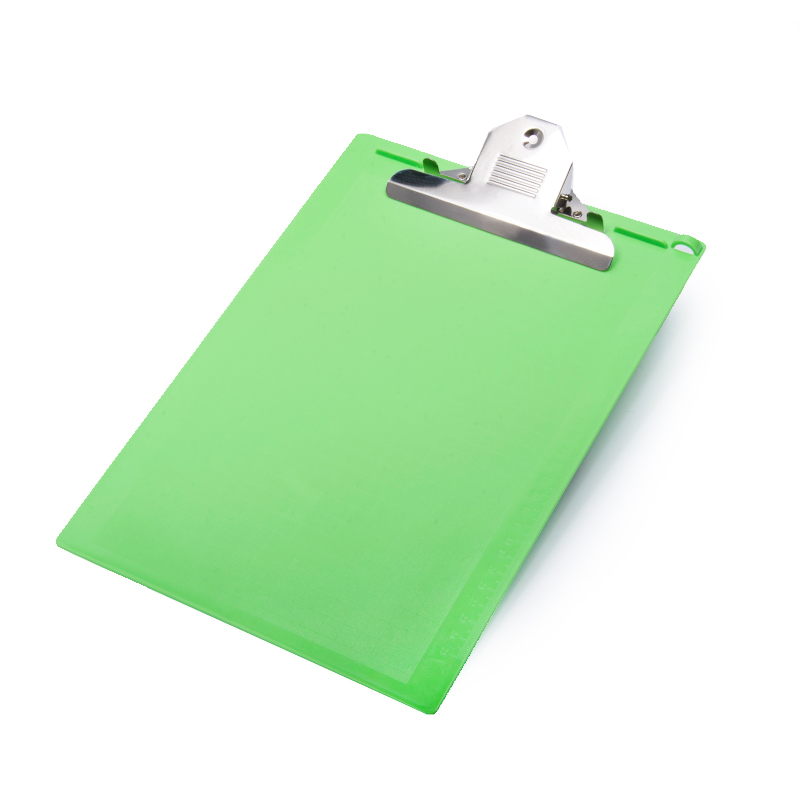 Factory Direct Sales A4 Plastic Tablet Clip Folder Test Paper Clip File Binder Power Clip Exclusive for Cross-Border