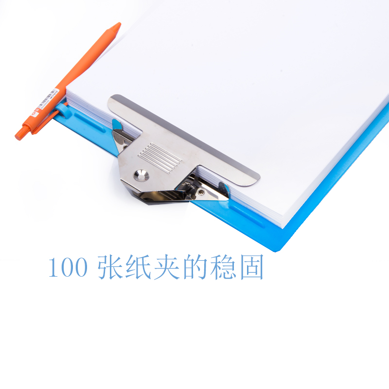 Factory Direct Sales A4 Plastic Tablet Clip Folder Test Paper Clip File Binder Power Clip Exclusive for Cross-Border