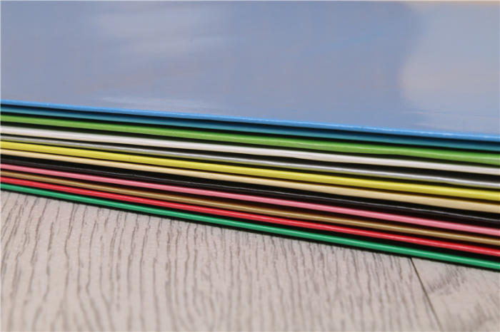 Office stationery folder A4 double bag pocket cover insert color