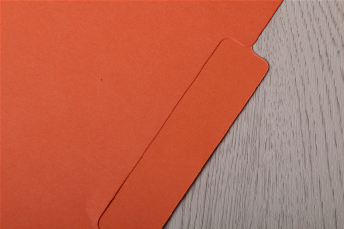Paper folder color paper file cover mouth cover clip color folder