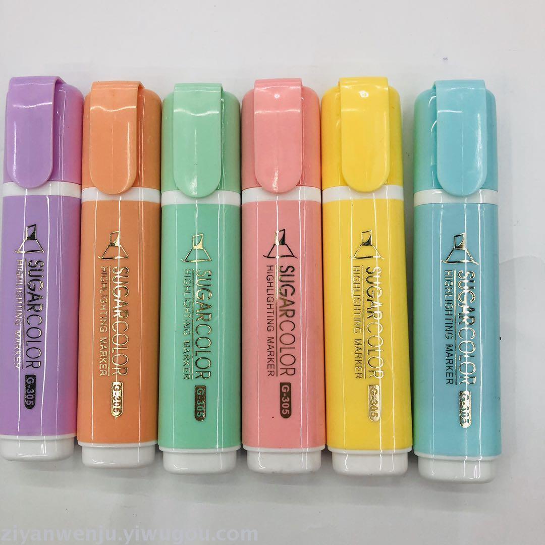 Highlighter marker pens a variety of packaging color macaron markers