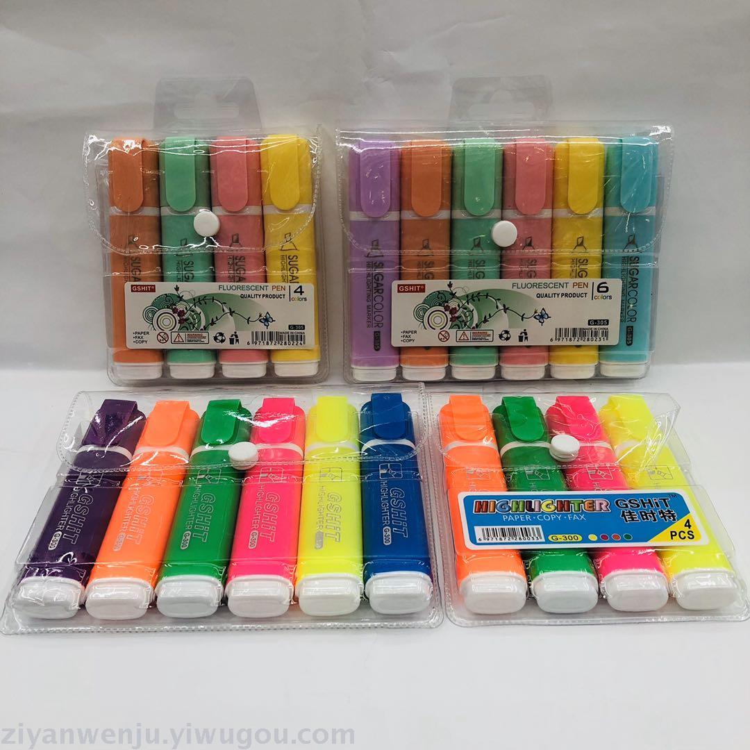 Highlighter marker pens a variety of packaging color macaron markers