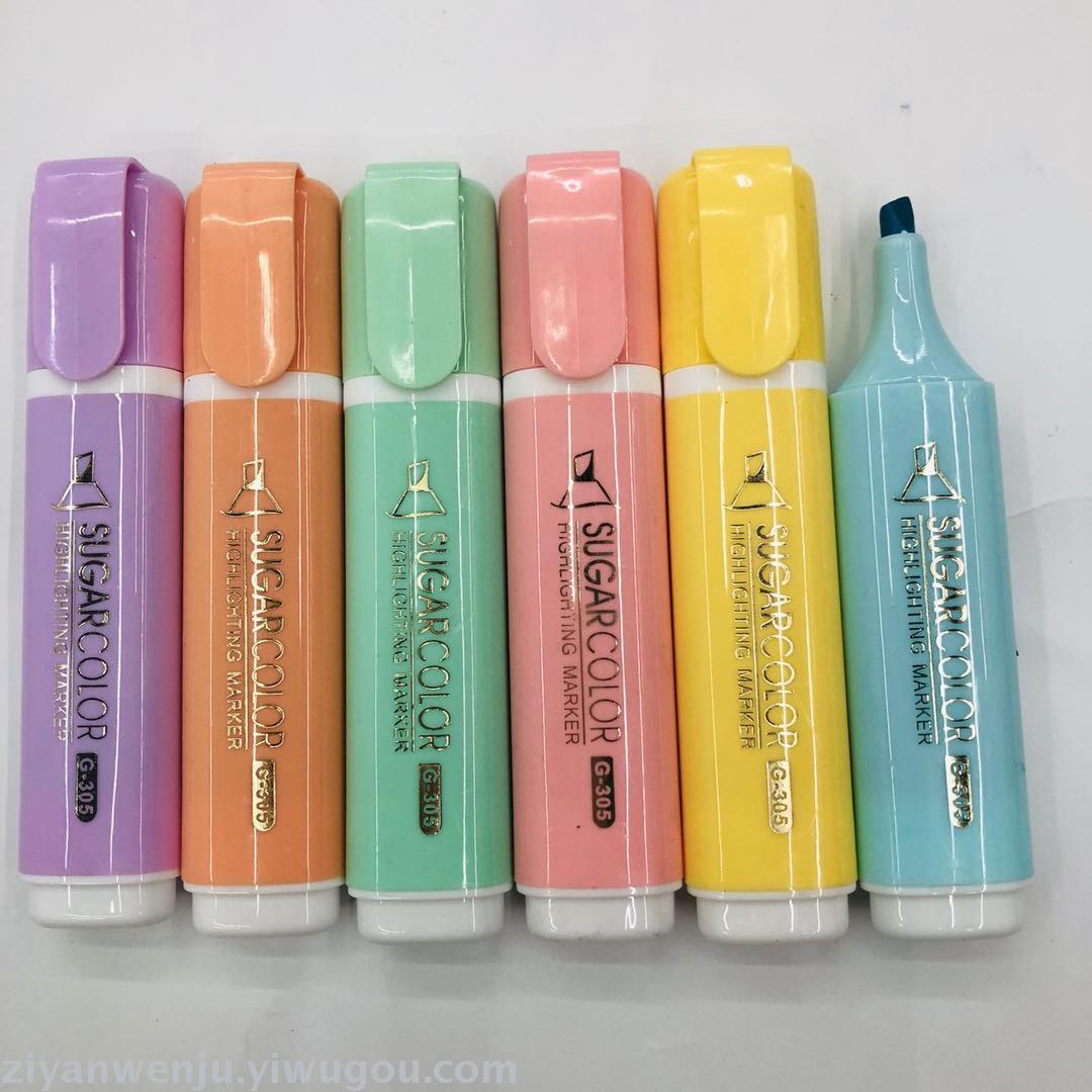 Highlighter marker pens a variety of packaging color macaron markers