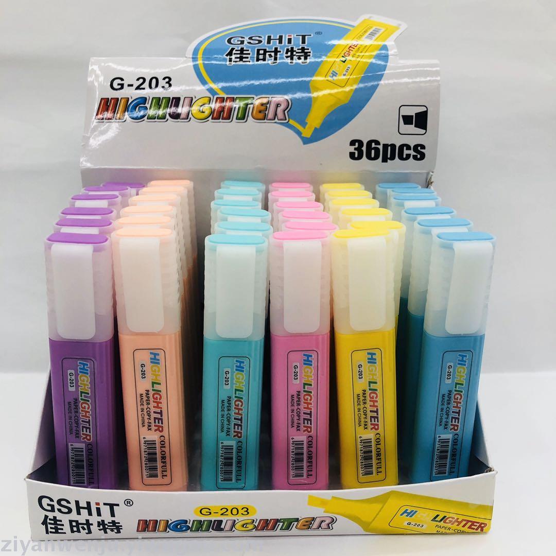 Highlighter marker pens a variety of packaging color macaron markers
