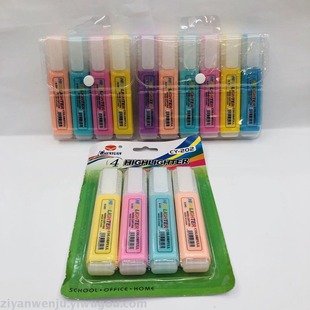 Highlighter marker pens a variety of packaging color macaron markers