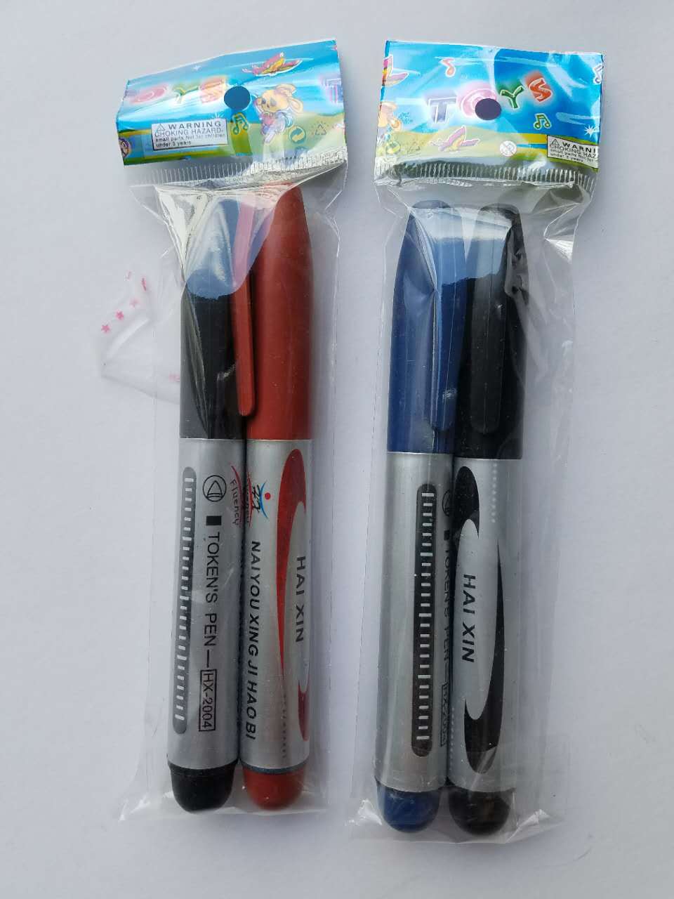 Spot direct sale can't erase marker black marker oil marker 2 pocket markers