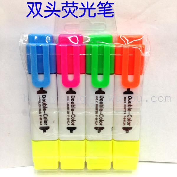 Two-color double highlighter pen color marker watercolor markers