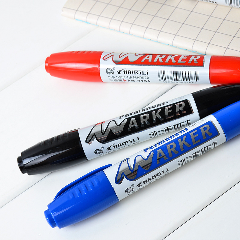 Double - headed marker black marker colorful markers sign major pen wholesale direct