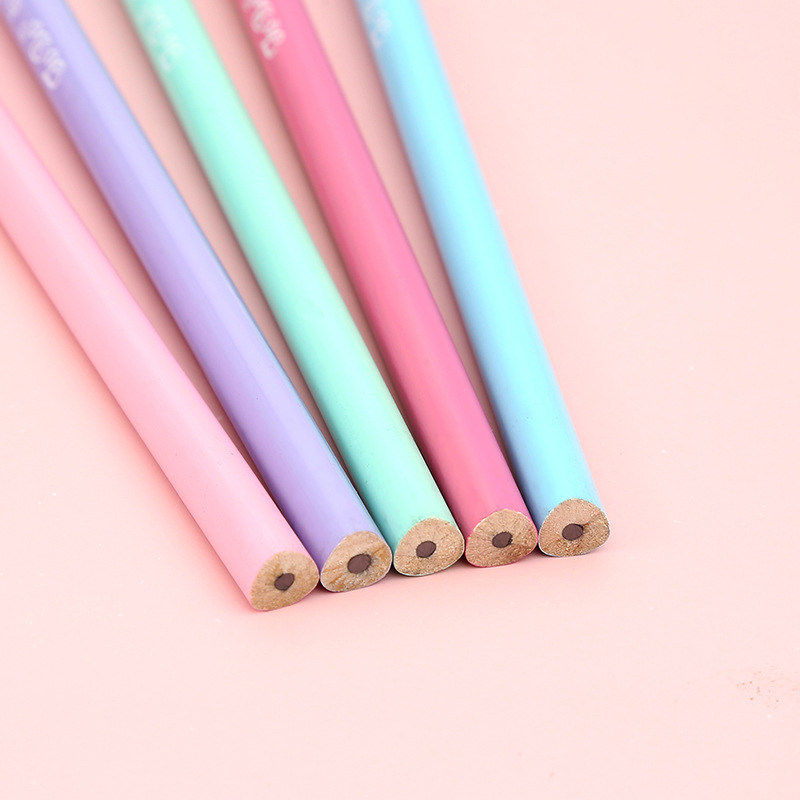 New Color Rod Triangle Stick Pencil Student Writing Pencil 30 Barrel Correct Grip Position Triangle Pencil