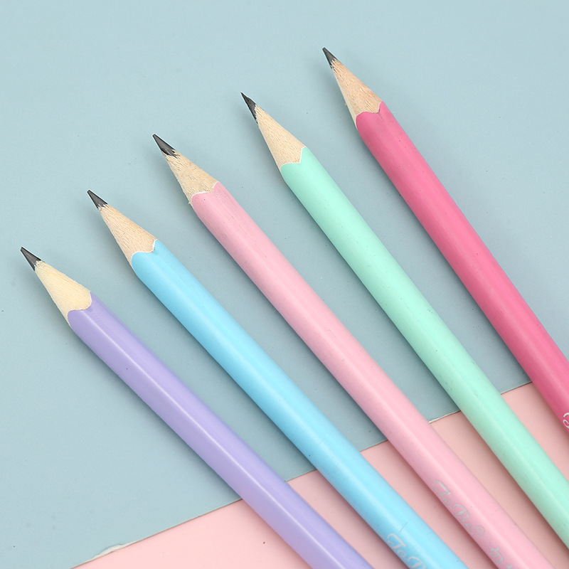 New Color Rod Triangle Stick Pencil Student Writing Pencil 30 Barrel Correct Grip Position Triangle Pencil