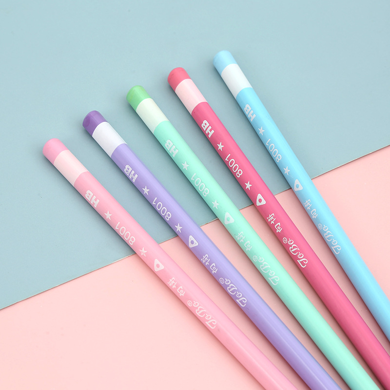 New Color Rod Triangle Stick Pencil Student Writing Pencil 30 Barrel Correct Grip Position Triangle Pencil
