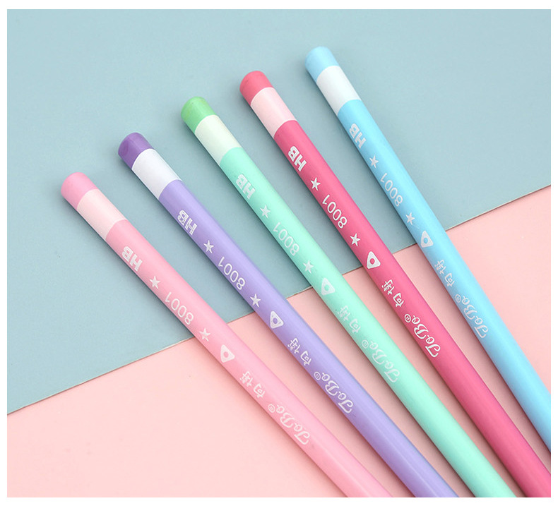 New Color Rod Triangle Stick Pencil Student Writing Pencil 30 Barrel Correct Grip Position Triangle Pencil