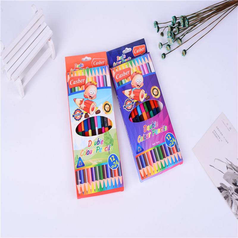 Children&#039;s colour pencils 12/24/36/48 colour lead paint pencils for art painting