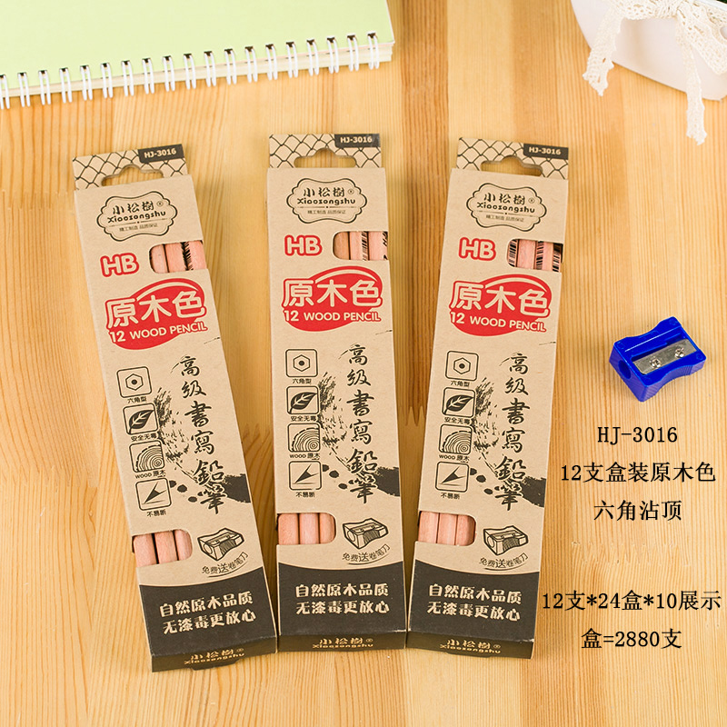 Pencil Color pencil Factory Direct Small pine pencil color pencil Log Color pencil