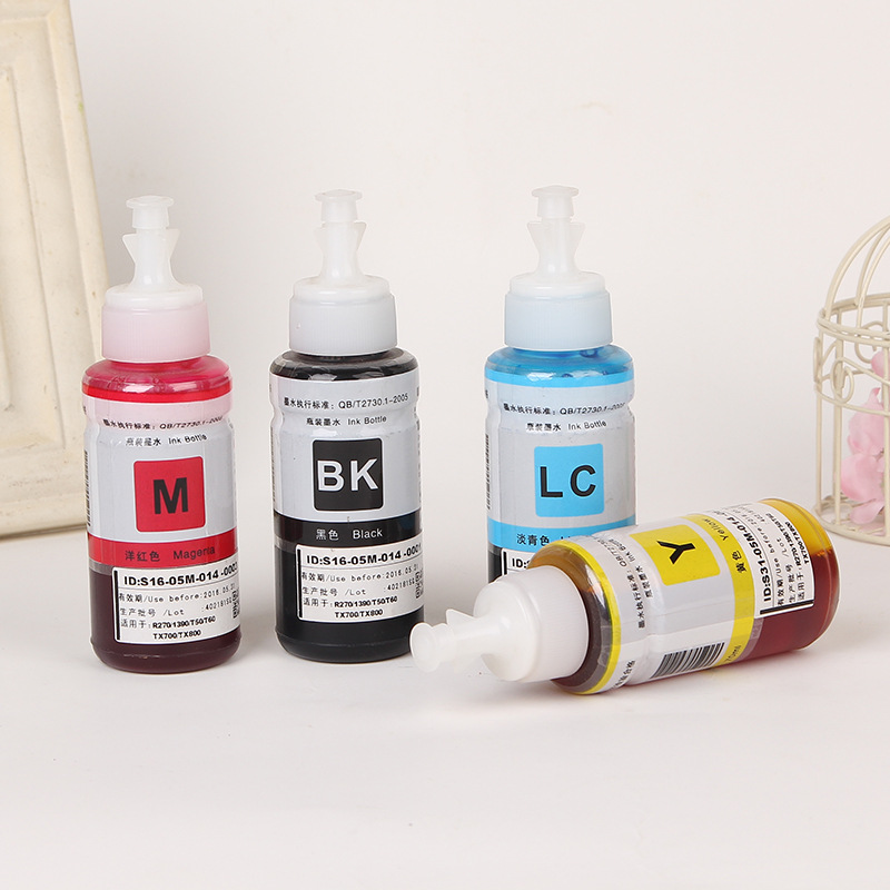 Green Color Suitable for Canon Ip2780 258 236 Mp288 Mx368 Printer Continuous Supply Refill Ink 70ml