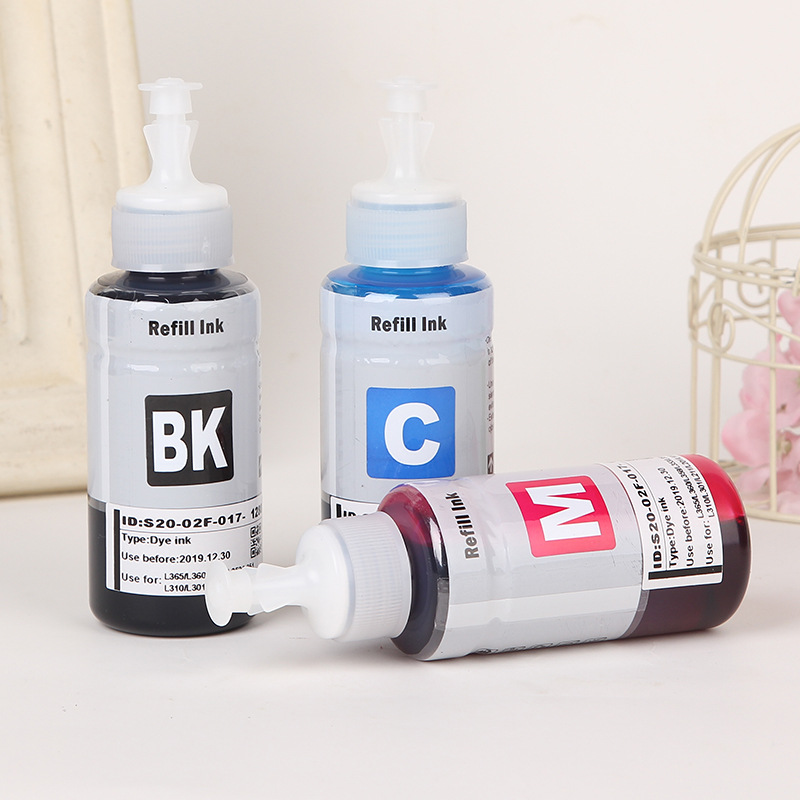Green Color Suitable for Canon Ip2780 258 236 Mp288 Mx368 Printer Continuous Supply Refill Ink 70ml