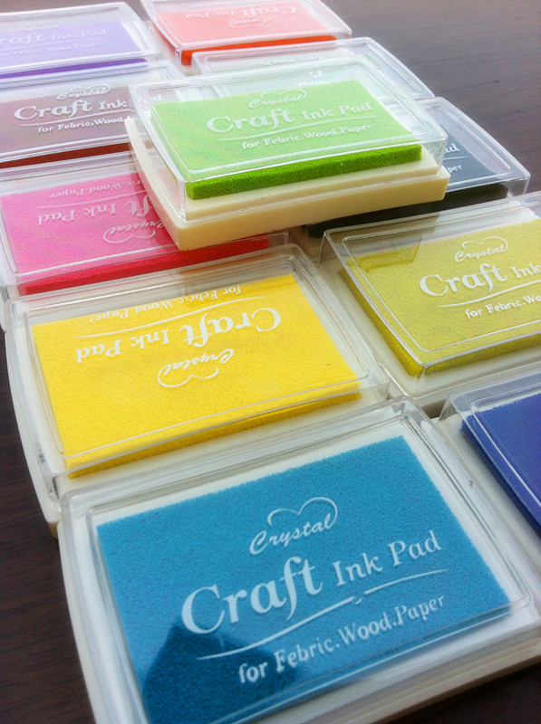 colored ink stamp pad craft color Crystal colored ink stamp pad craft color Crystal