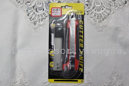 supply rubber blade utility knife utility knife with rubberized AD286 tool kit