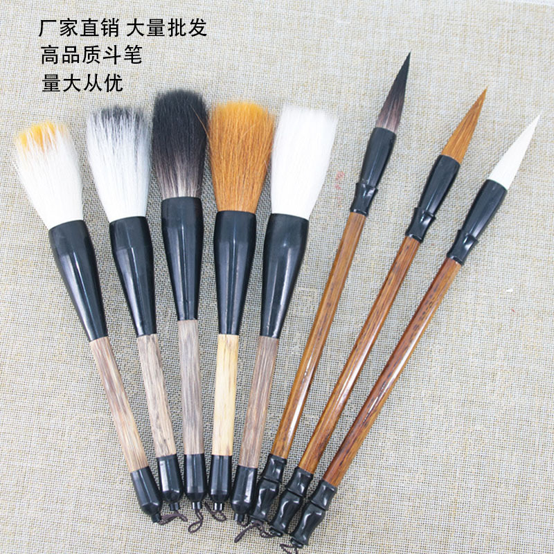 Cross-Border Factory Wholesale Mixed Hair Writing Brush Weasel&#039;s Hair Sheep Calligraphy painting