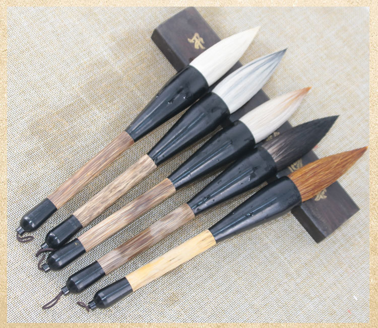 Cross-Border Factory Wholesale Mixed Hair Writing Brush Weasel's Hair Sheep Calligraphy painting