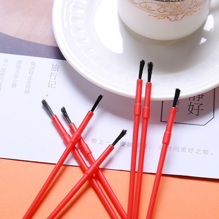 Factory in Stock Supply Digital Oil Painting Brush Hook Line Pen Plastic Brush Various Brushes Glue Brush