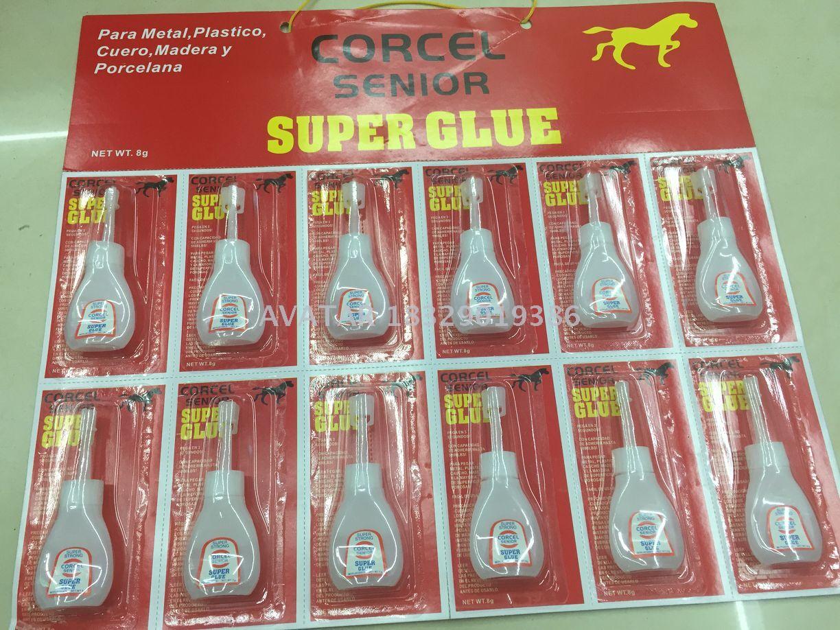 Corcel senior plastic bottle of 502 glue, Spain language glue Corcel senior plastic bottle of 502 glue, Spain language glue