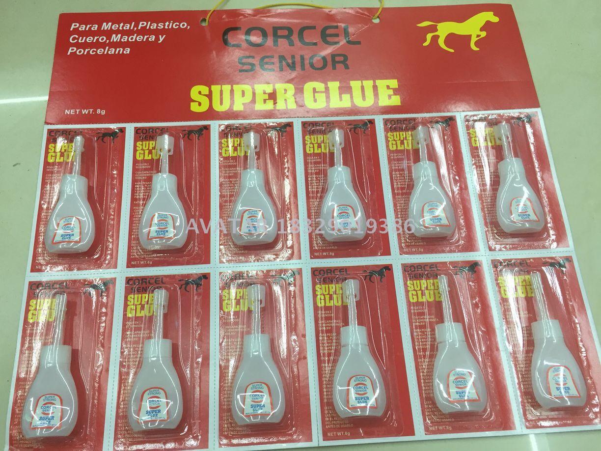 Corcel senior plastic bottle of 502 glue, Spain language glue Corcel senior plastic bottle of 502 glue, Spain language glue