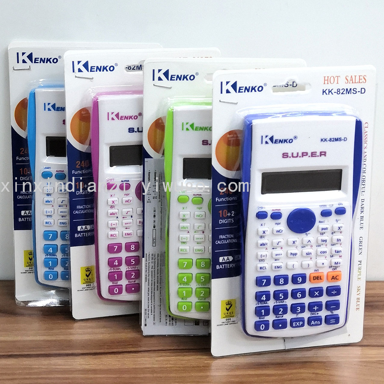 KENKO82MS-D Color Student Calculator Scientific Trigonometric Function Calculator