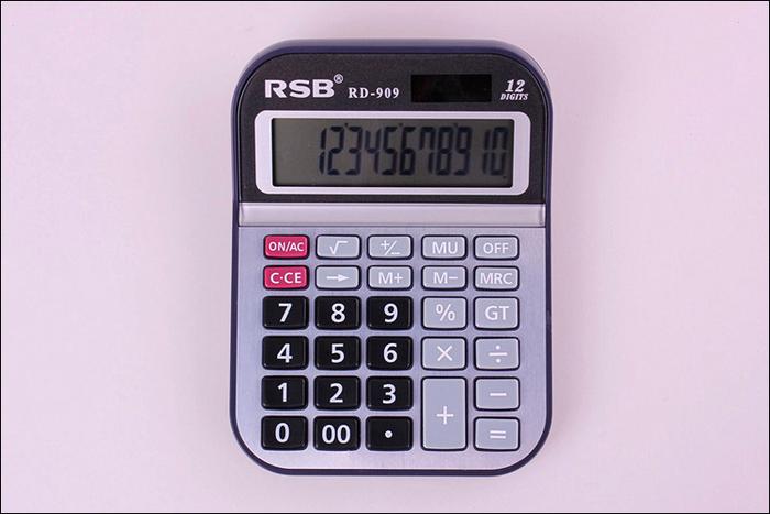 Rong Shibao desktop calculator in RD-909 factory direct Rong Shibao desktop calculator in RD-909 factory direct