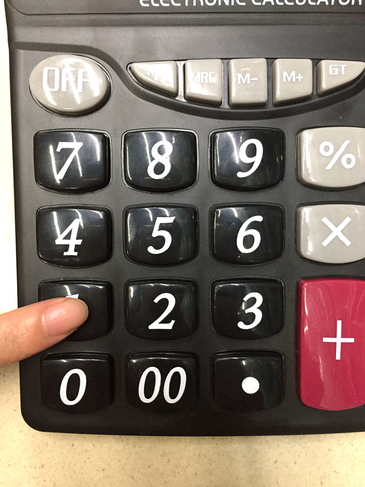 Factory Supply Financial Office Computer Black Large Screen Display 12-Digit Calculator Kc-111-12 Factory Supply Financial Office Computer Black Large Screen Display 12-Digit Calculator Kc-111-12
