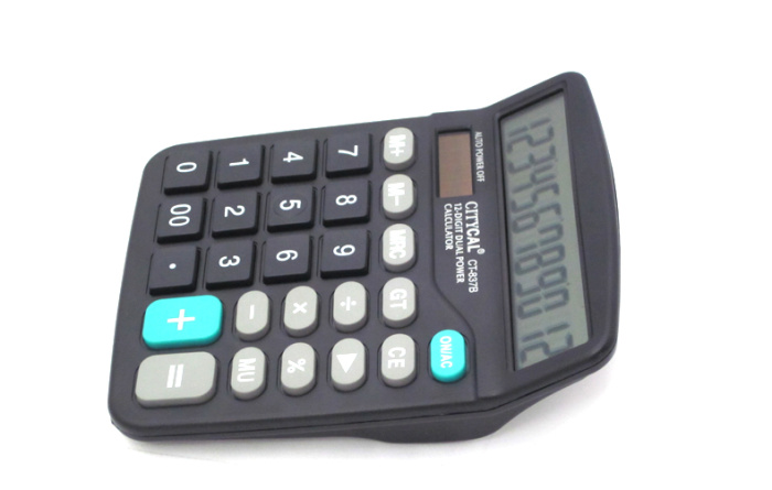CITYCAL calculator CT-837B solar calculator CITYCAL calculator CT-837B solar calculator