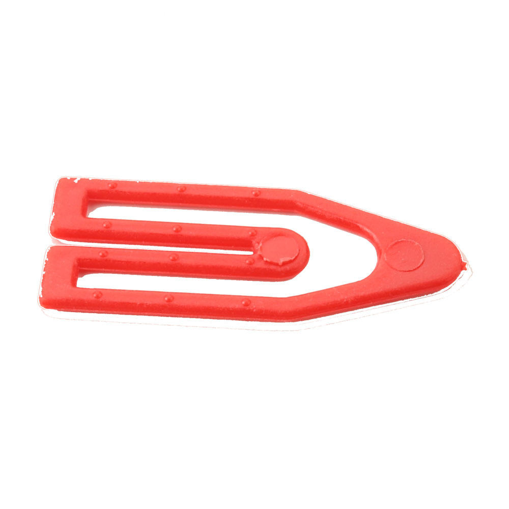 Color special-shaped paper clip plastic trapezoid paper clip 26mm cross-border special supply