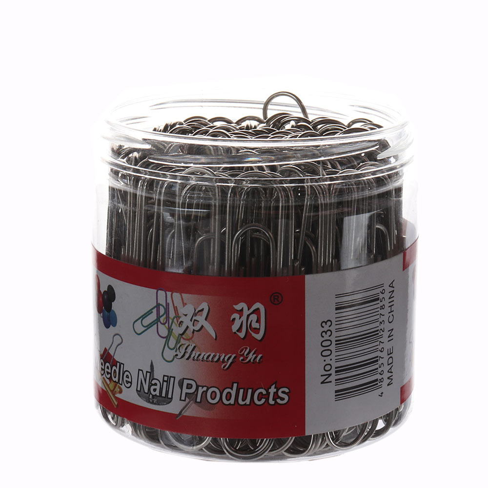 We supply color paper clip for nickel plated silver zebra-print paper clip creative bookmark 50mm