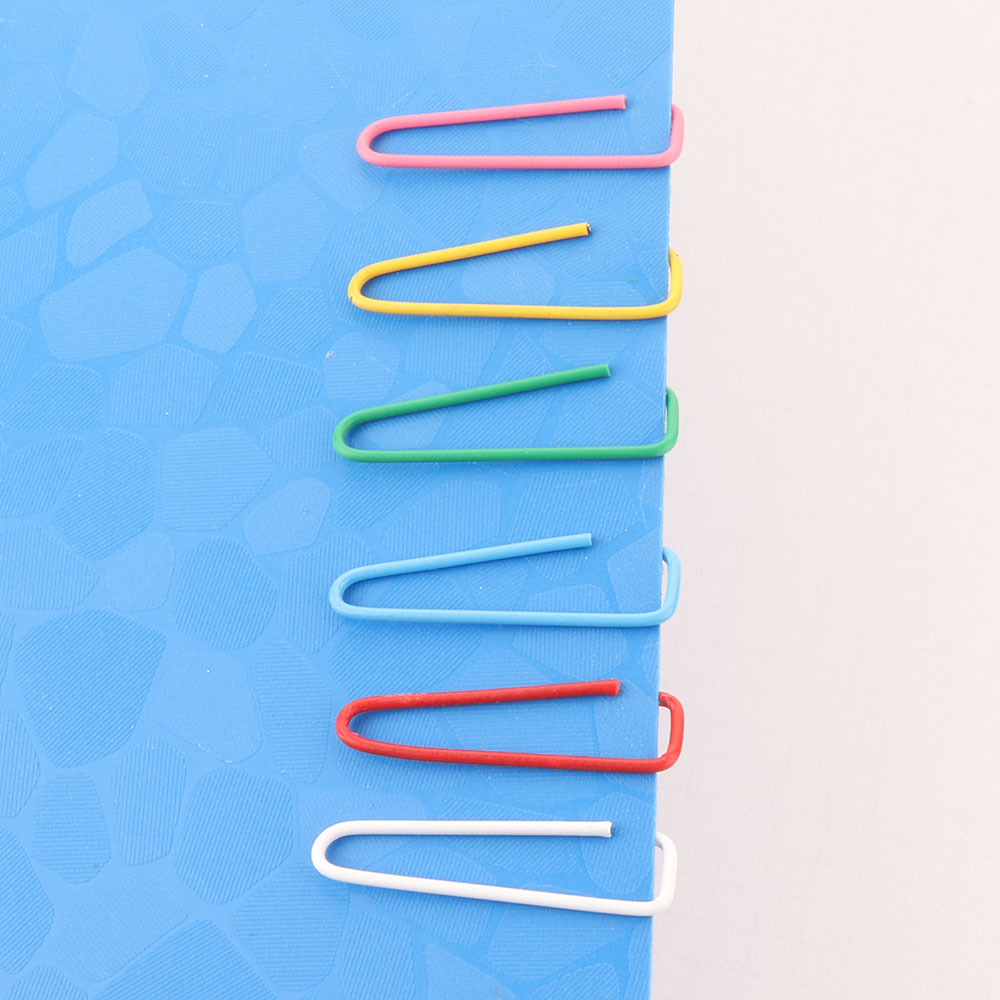 [factory direct sales] color plastic coated paper clip shaped cartoon paper clip 31mm yiwu spot