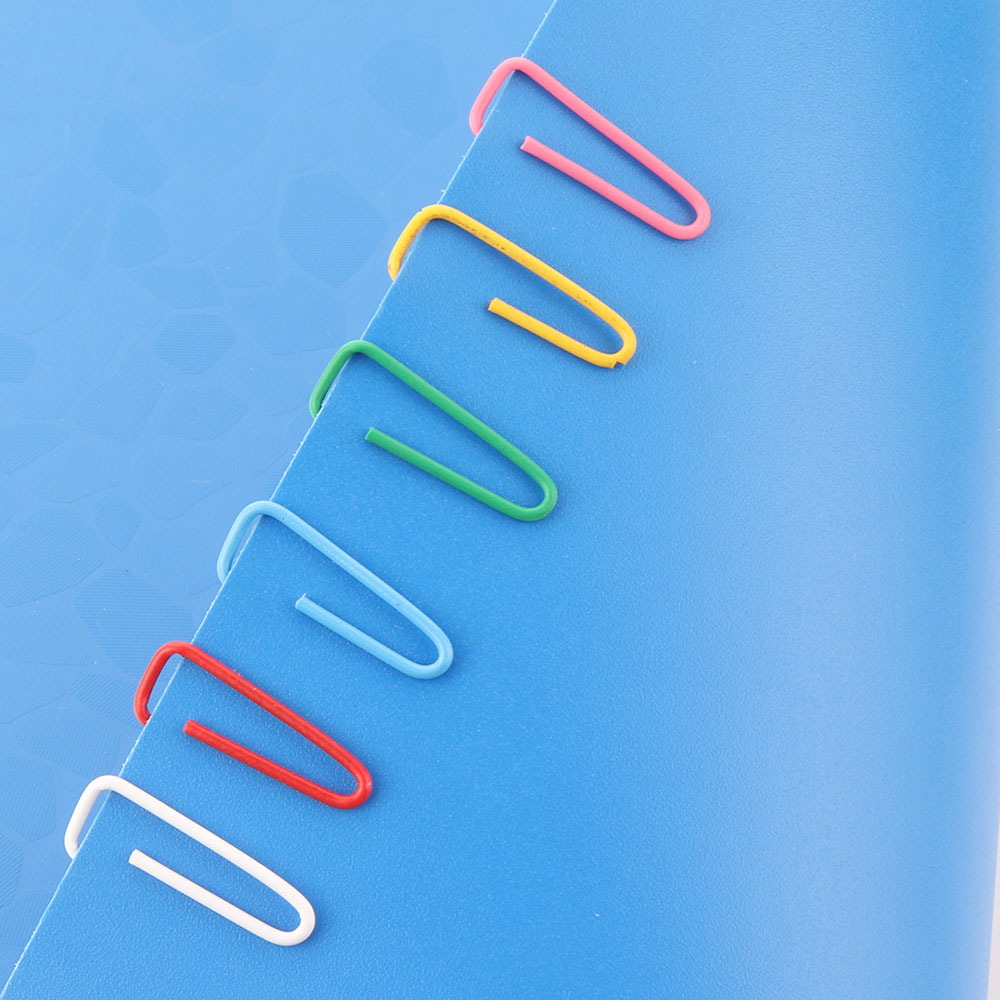 [factory direct sales] color plastic coated paper clip shaped cartoon paper clip 31mm yiwu spot