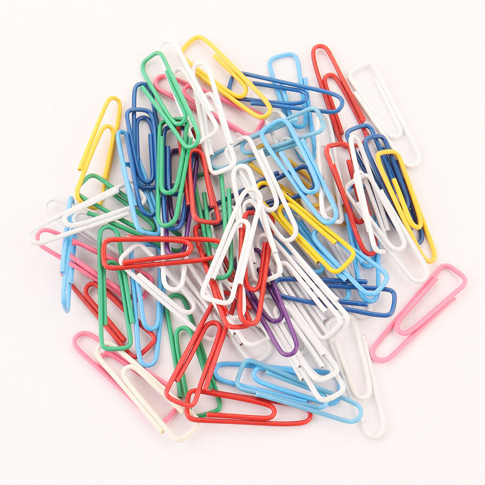 [factory direct sales] color plastic coated paper clip shaped cartoon paper clip 31mm yiwu spot