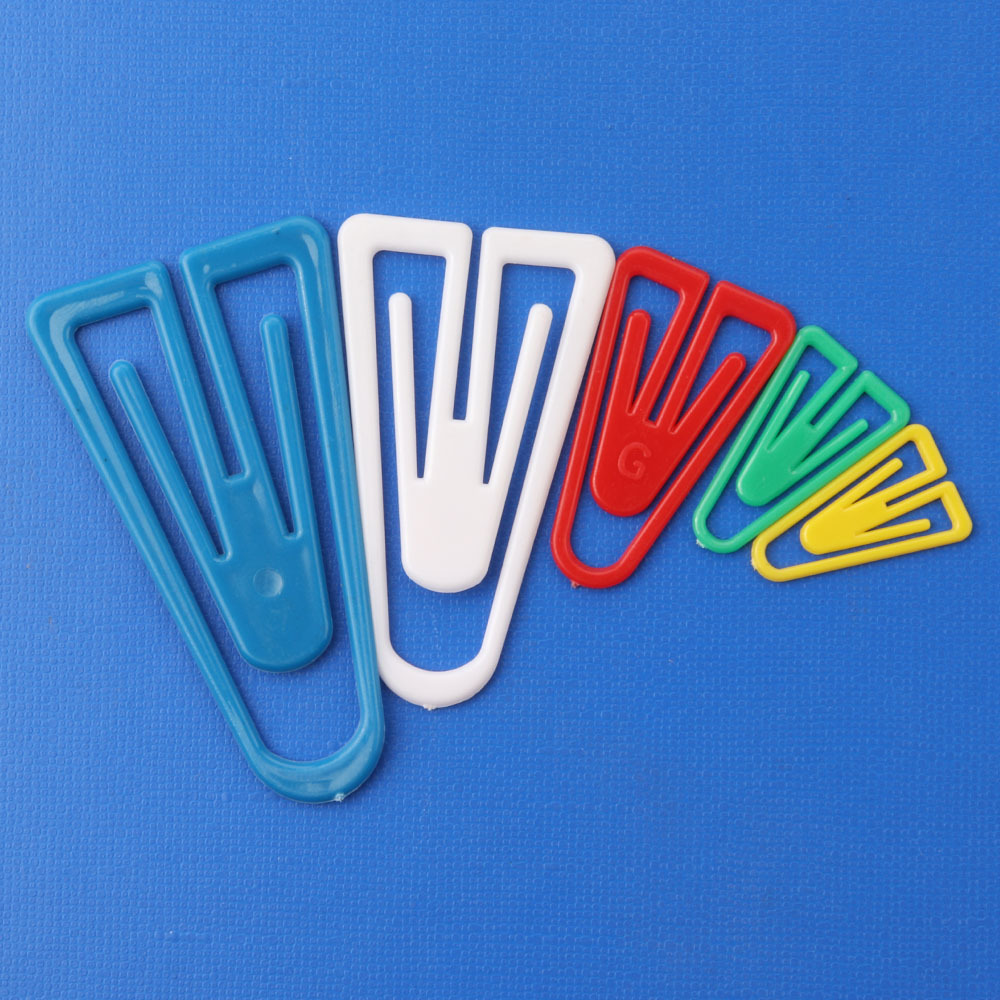 Color cartoon paper clip plastic specially-shaped paper clip 50mm cross-border special supply Color cartoon paper clip plastic specially-shaped paper clip 50mm cross-border special supply