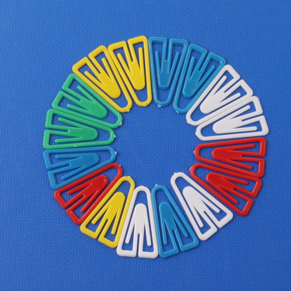 Color cartoon paper clip plastic specially-shaped paper clip 50mm cross-border special supply Color cartoon paper clip plastic specially-shaped paper clip 50mm cross-border special supply
