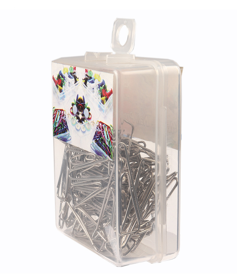 Manufacturer direct shot silver nickel plated color paper clip 31 mm triangle metal paper clip data fixation needle Manufacturer direct shot silver nickel plated color paper clip 31 mm triangle metal paper clip data fixation needle