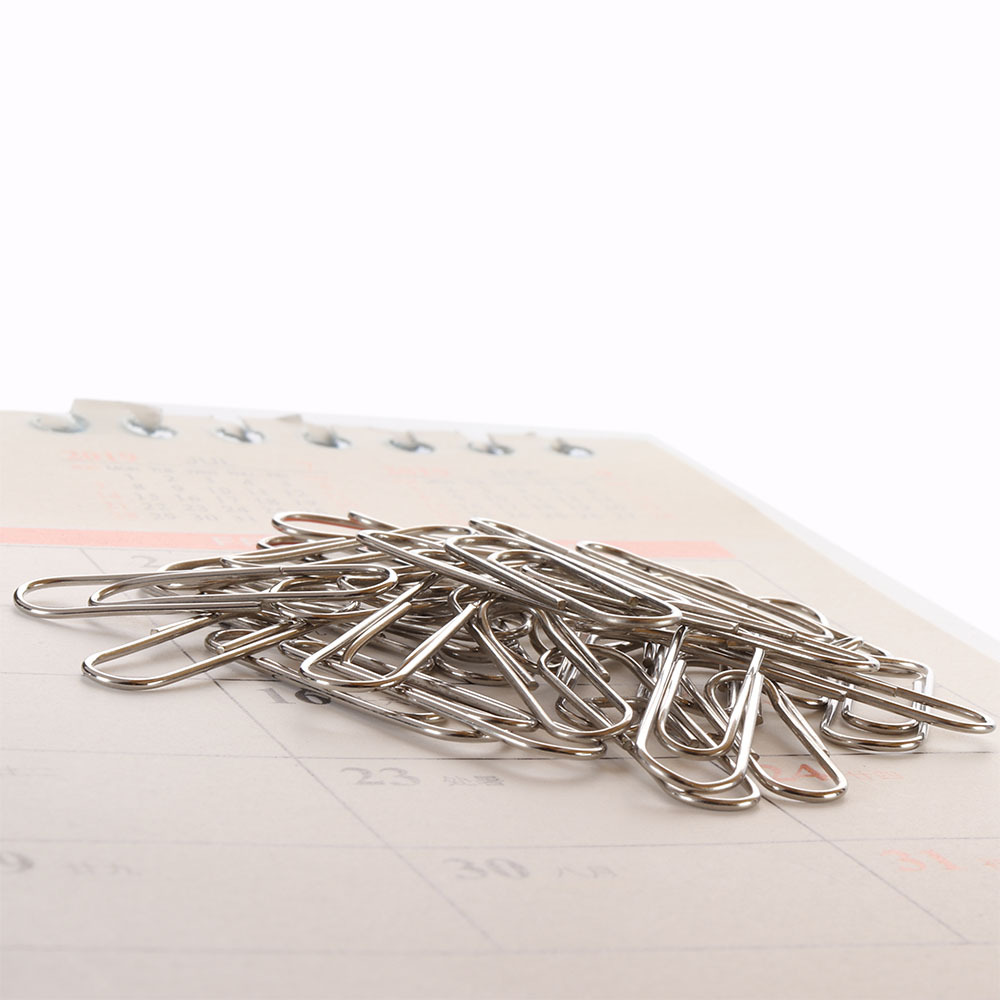 Color paper clip cross border for nickel - plated silver zebra paper clip creative bookmark 28mm
