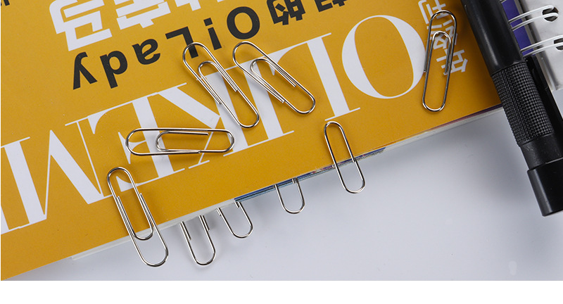 Color paper clip cross border for nickel - plated silver zebra paper clip creative bookmark 28mm