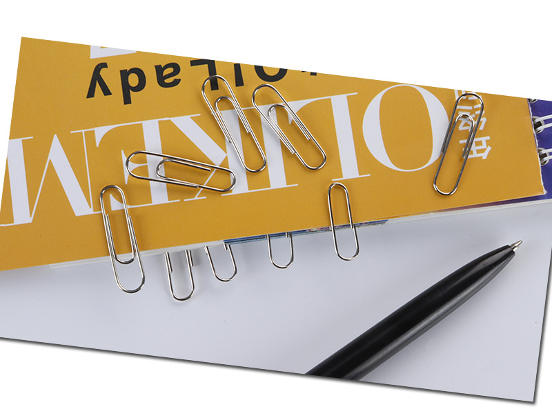 Color paper clip cross border for nickel - plated silver zebra paper clip creative bookmark 28mm