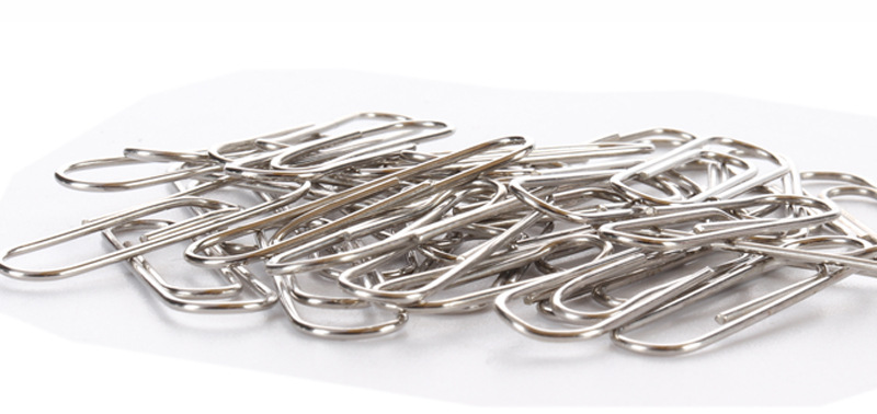 Color paper clip cross border for nickel - plated silver zebra paper clip creative bookmark 28mm