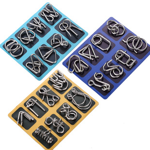 the puzzle Toys Intellectual Power Network Covered 30 Times Extract Metal Leisure Series of interlocked Ruban Toy Lock the puzzle Toys Intellectual Power Network Covered 30 Times Extract Metal Leisure Series of interlocked Ruban Toy Lock