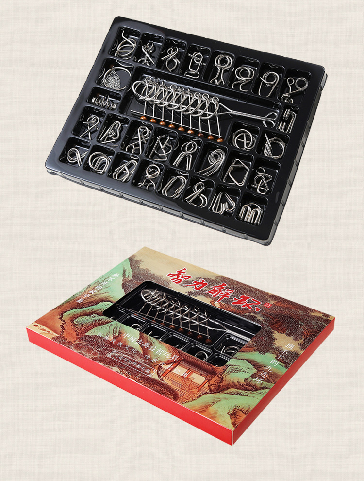 the puzzle Toys Intellectual Power Network Covered 30 Times Extract Metal Leisure Series of interlocked Ruban Toy Lock the puzzle Toys Intellectual Power Network Covered 30 Times Extract Metal Leisure Series of interlocked Ruban Toy Lock