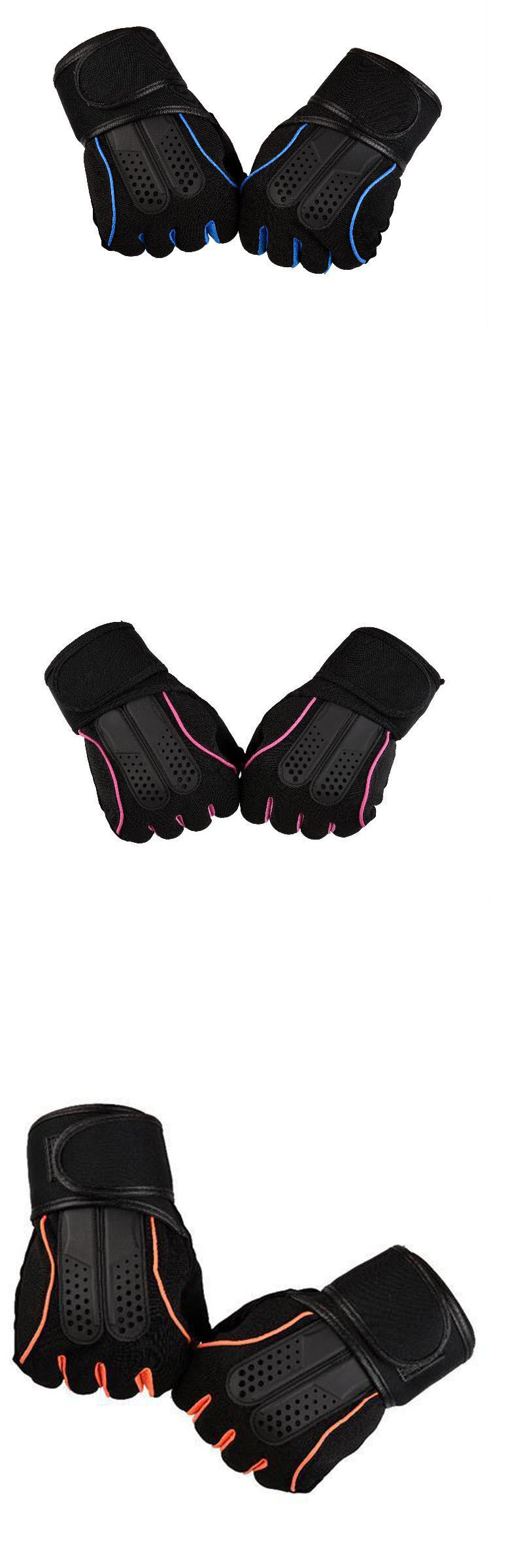 Half Finger Gloves Fitness Men's Lengthened Wrist Guard Non-Slip Weightlifting Wear-Resistant Breathable Equipment Dumbbell Sports Riding Tactics Half Finger Gloves Fitness Men's Lengthened Wrist Guard Non-Slip Weightlifting Wear-Resistant Breathable Equipment Dumbbell Sports Riding Tactics