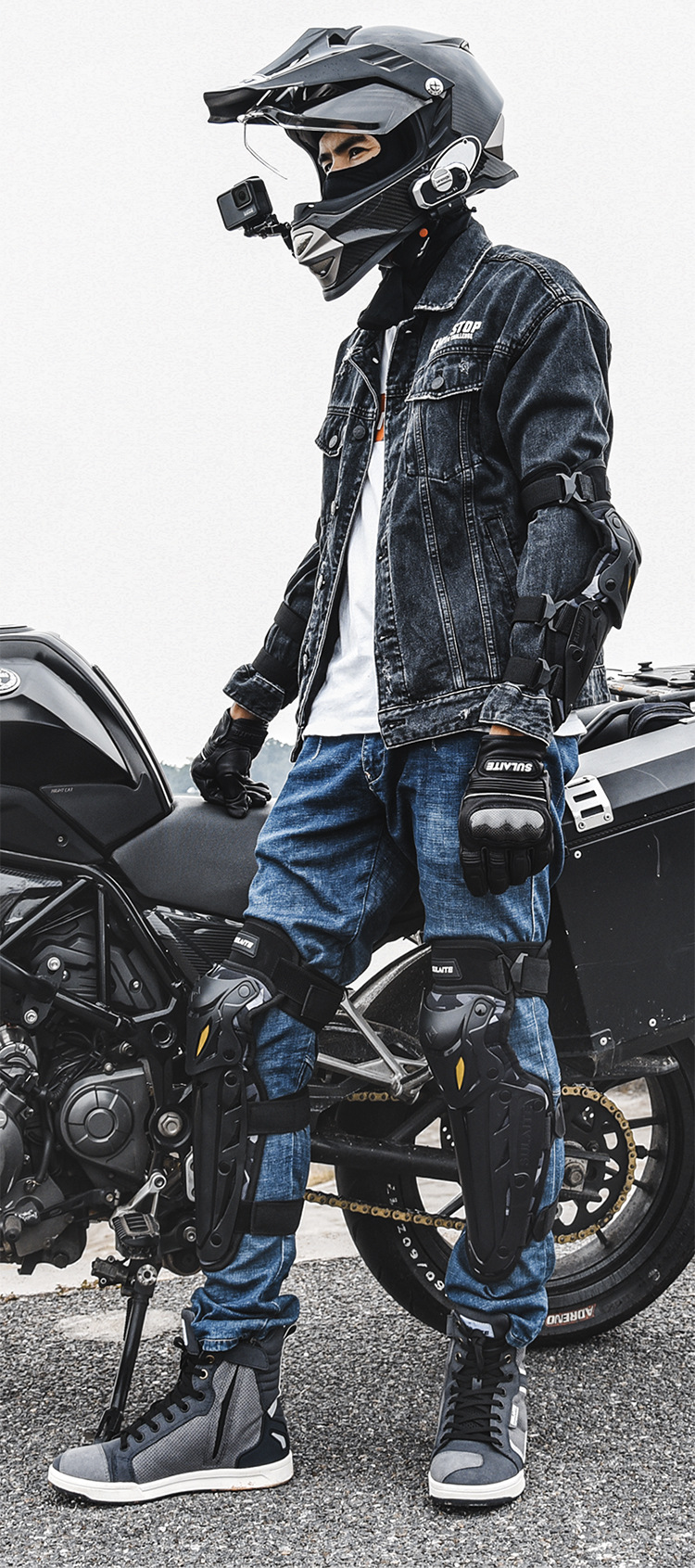 Winter Motorcycle Riding Anti-Fall Knee Pad Windproof Leg Protection off-Road Motorcycle Breathable Knight Equipment Four Seasons Men Winter Motorcycle Riding Anti-Fall Knee Pad Windproof Leg Protection off-Road Motorcycle Breathable Knight Equipment Four Seasons Men