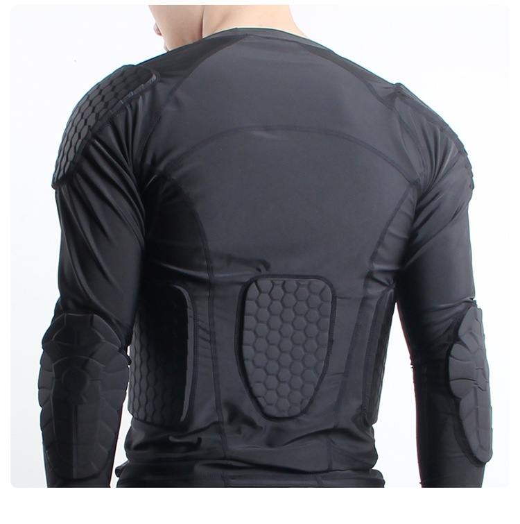 Sports Anti-Collision Basketball Rugby Football Goalkeeper Clothing Breathable Training Riding Anti-Collision Clothing Long Sleeve Protective Gear Equipment Sports Anti-Collision Basketball Rugby Football Goalkeeper Clothing Breathable Training Riding Anti-Collision Clothing Long Sleeve Protective Gear Equipment